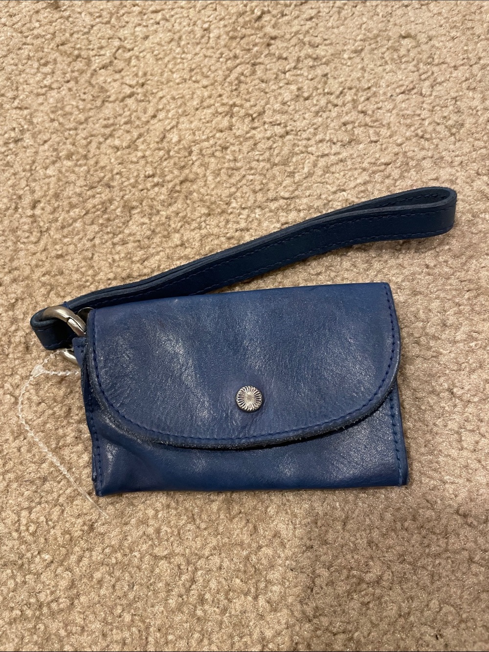 NWT free people coin purse, blue